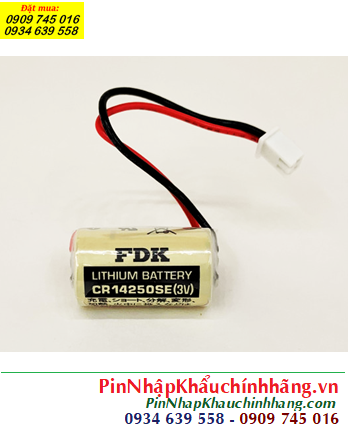 Sanyo CR14250SE, Pin nuôi nguồn Sanyo CR14250SE lithium 3V 1/2AA 850mAh, Xuất xứ NHật 